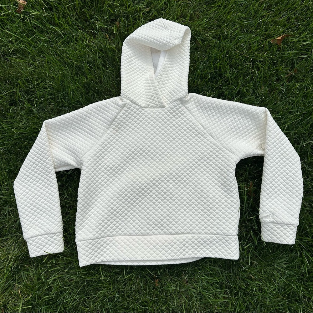 New Balance quilted hoodie.